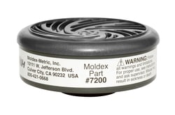 Moldex 7200 Acid Gas Cartridge Acid gas vapors; 1 pair/bg:Personal Protective